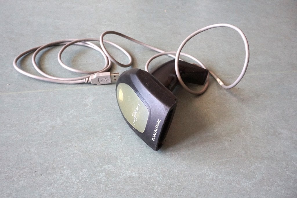 Datalogic handscanner met USB-aansluiting, Gebruikt, Verzenden, Barcodescanner, Windows