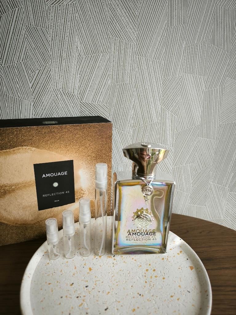 Amouage - Reflection 45 (2ml) Sample/Decant, Sieraden, Tassen en Uiterlijk, Uiterlijk | Parfum, Zo goed als nieuw, Verzenden