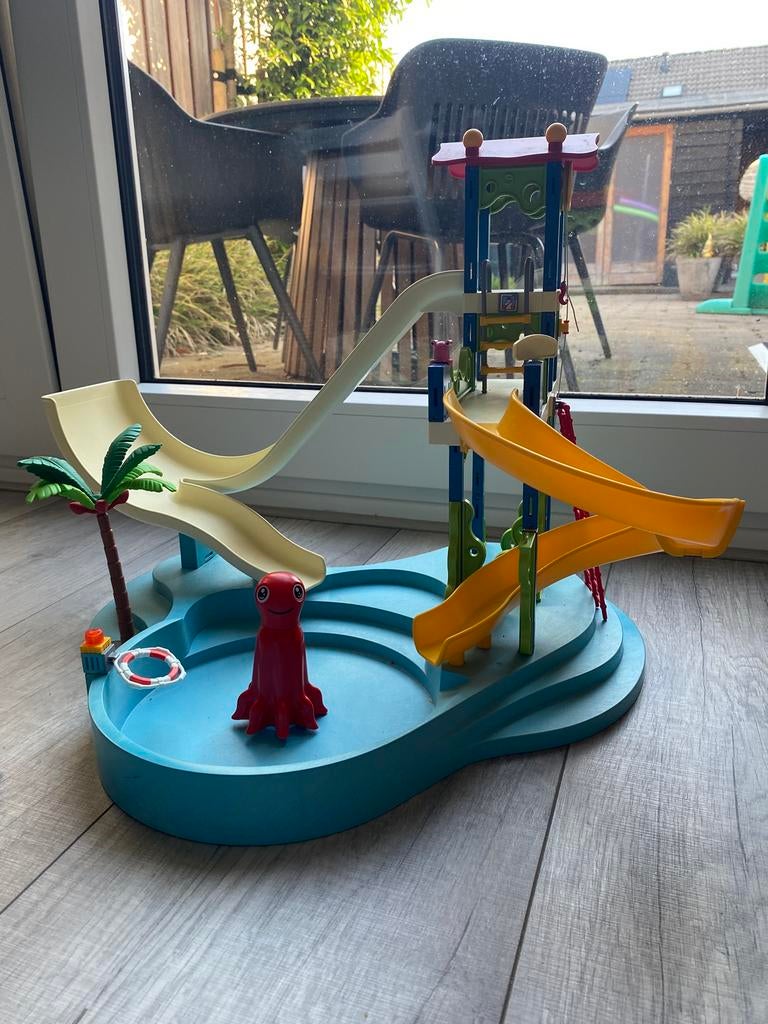 Playmobil zwembad 6669 incl. extra accessoires., Kinderen en Baby's, Speelgoed | Playmobil, Ophalen, Gebruikt, Complete set