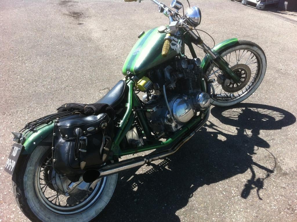 Zelfbouw Starframe Suzuki GS 750 BOBBER, Ophalen of Verzenden, Gebruikt, Benzinemotor