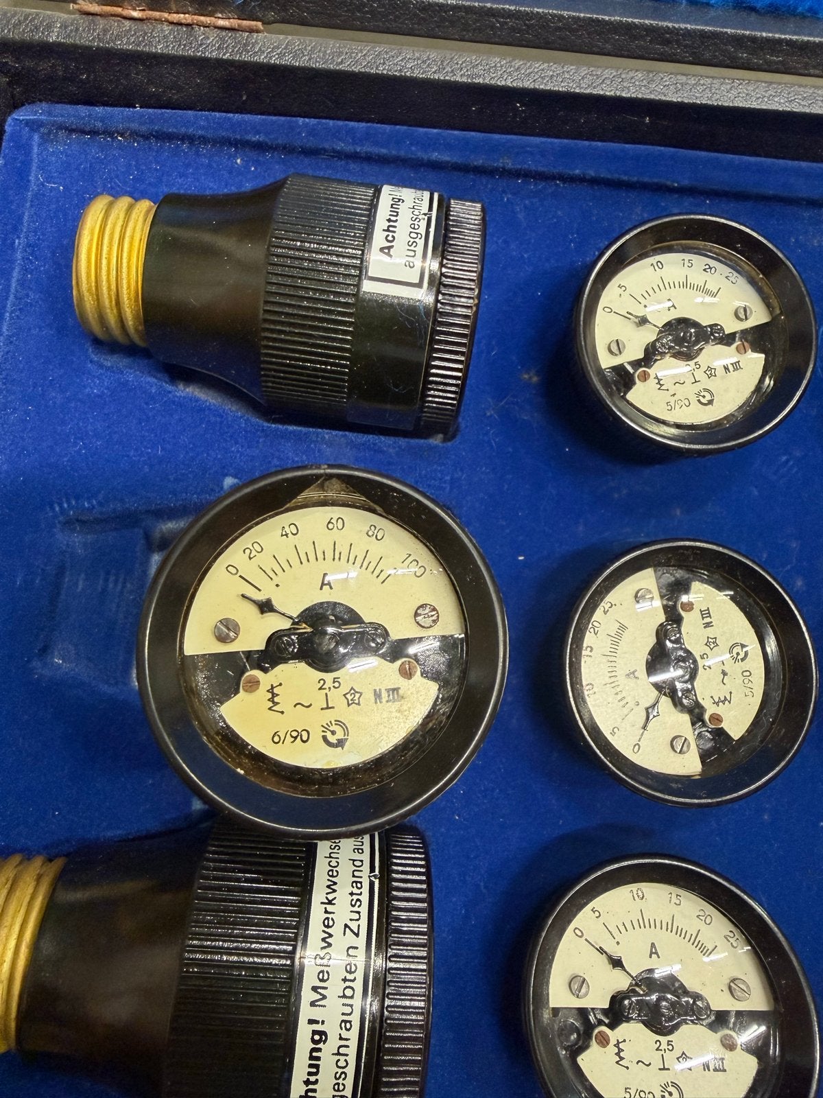 Originele Duitse/DDR SIKO meetkoffer met amperemeters, Ophalen of Verzenden, Gebruikt