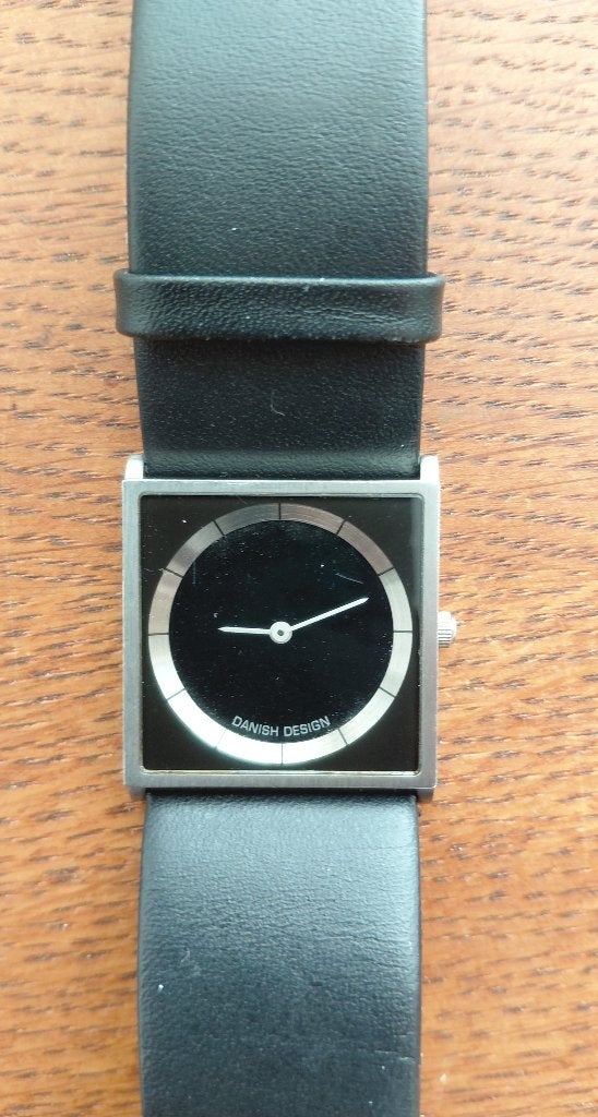 Dames horloge Danish Design, Overige merken, Leer, Staal, Polshorloge