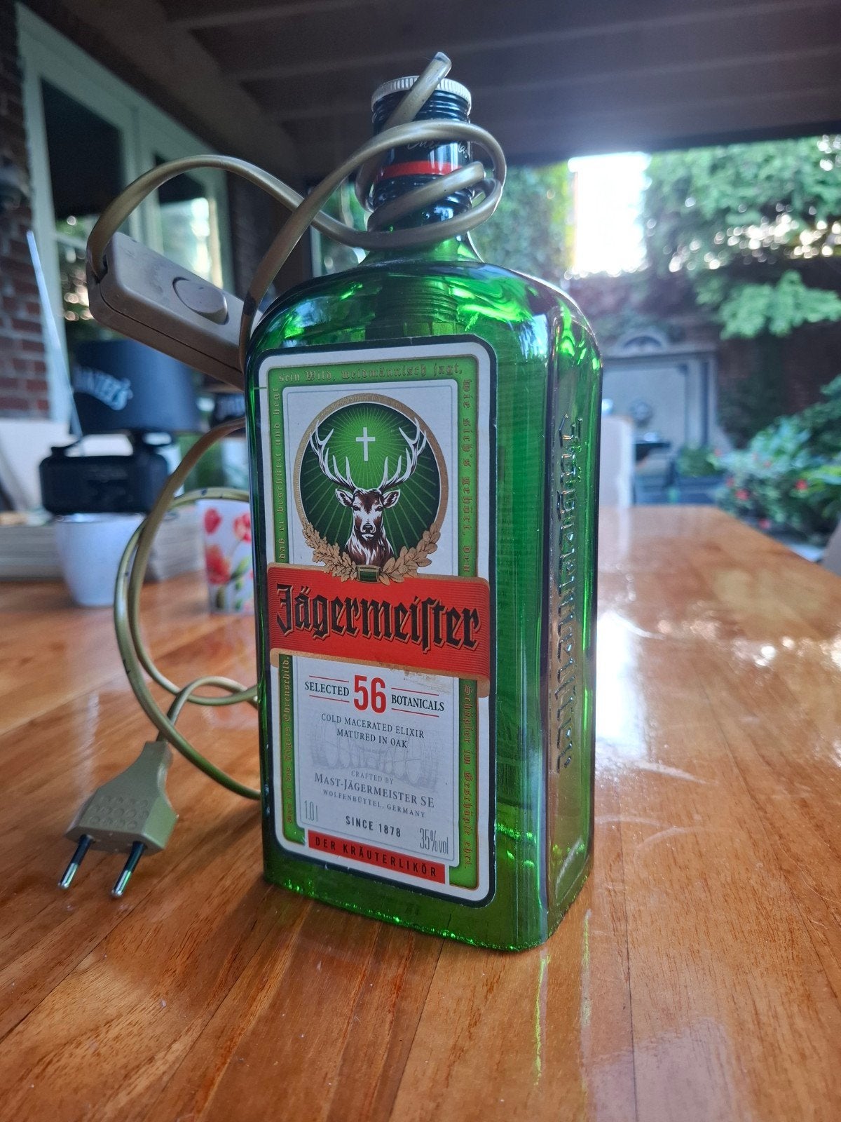 Jagermeister hang lamp, Ophalen of Verzenden, Nieuw, Flesje(s), Overige merken