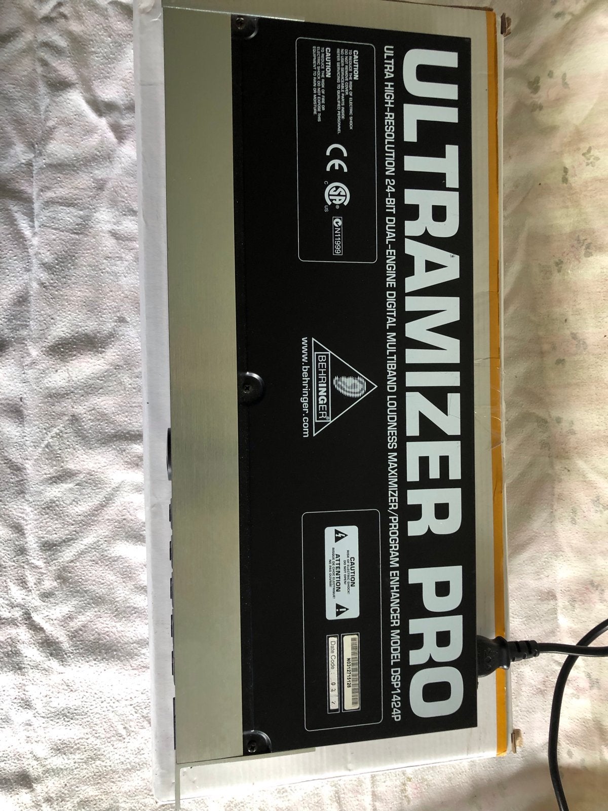 Behringer Ultramizer Pro DSP1424P - Zo goed als nieuw, Ophalen of Verzenden, Zo goed als nieuw, Overige typen