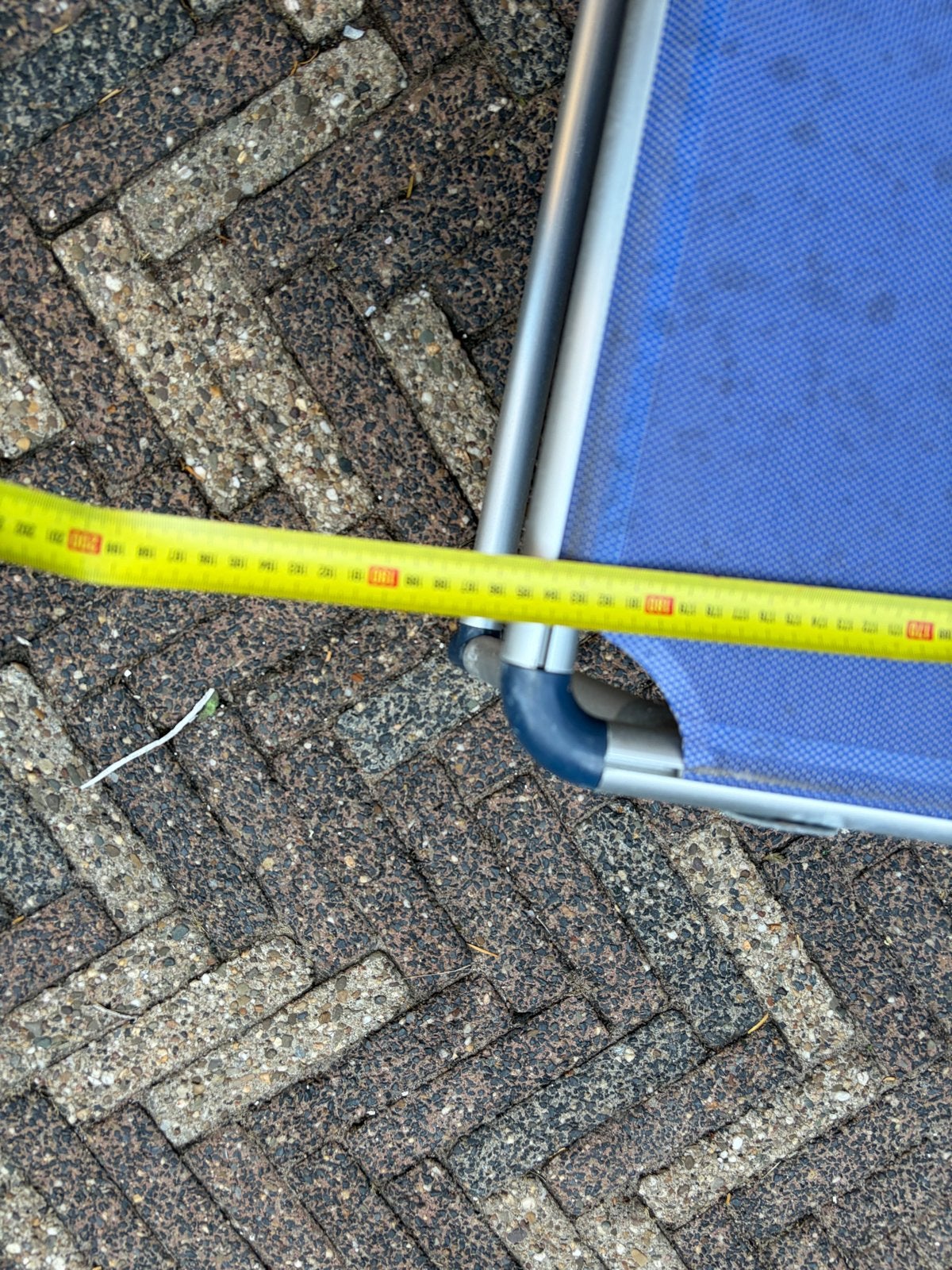 2x Super lichtgewicht zwaar aluminium ligbed, Ophalen, Gebruikt, Aluminium
