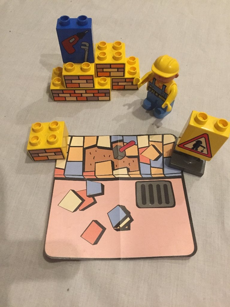 Duplo 3279, Bob de Bouwer, Bob aan t werk, Kinderen en Baby's, Ophalen of Verzenden, Zo goed als nieuw, Complete set, Duplo