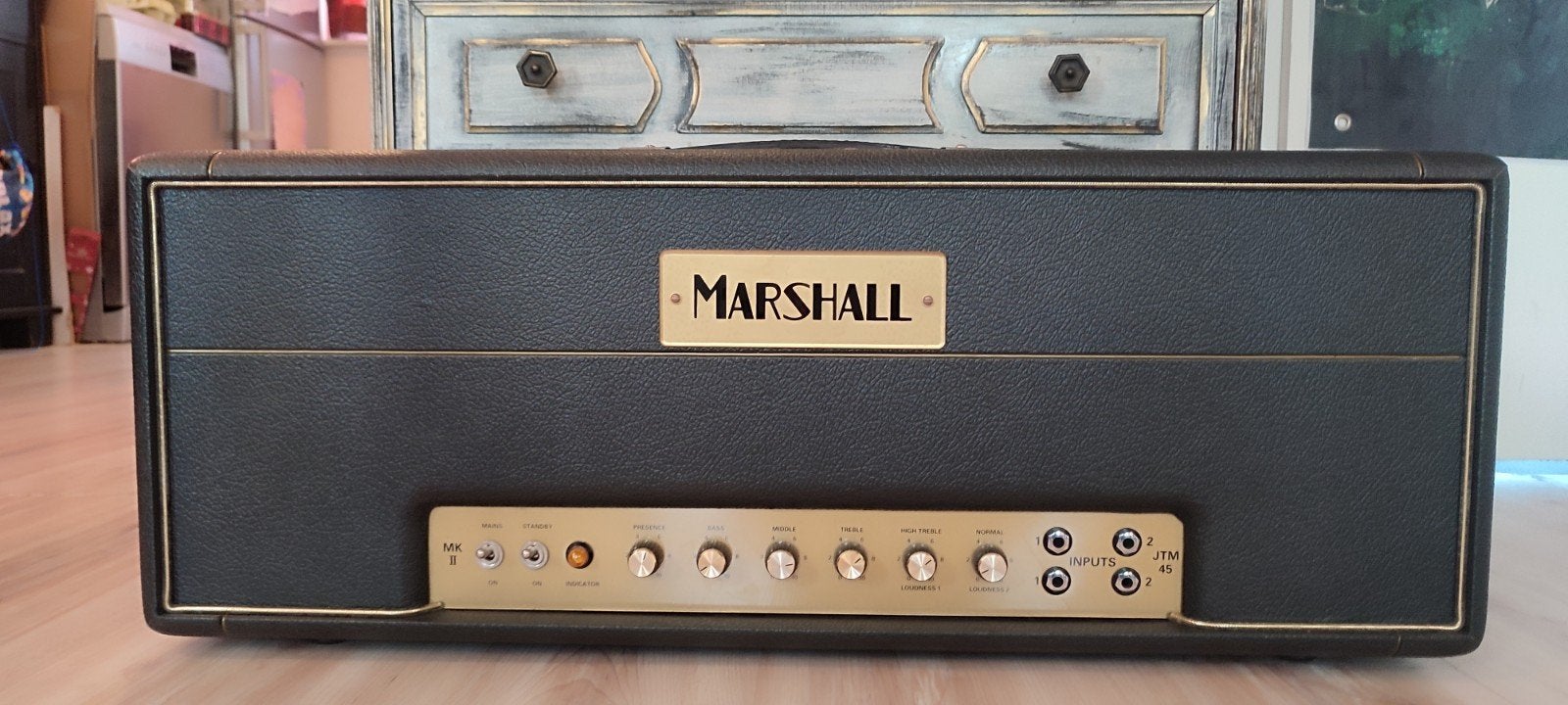 Marshall JTM 45/100 40th anniversary head - nr  25 of 250, Ophalen, Zo goed als nieuw, Gitaar, 50 tot 100 watt