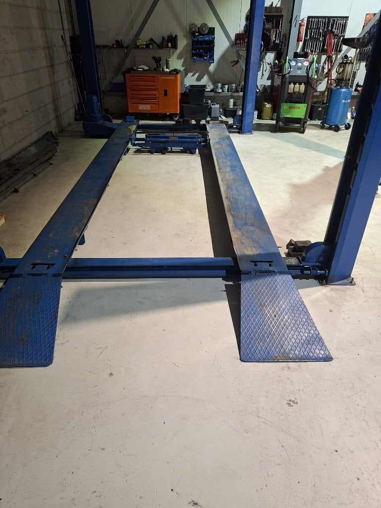 4-Koloms hydraulische hefbrug 3,5 t 3x380V, Auto diversen, Ophalen