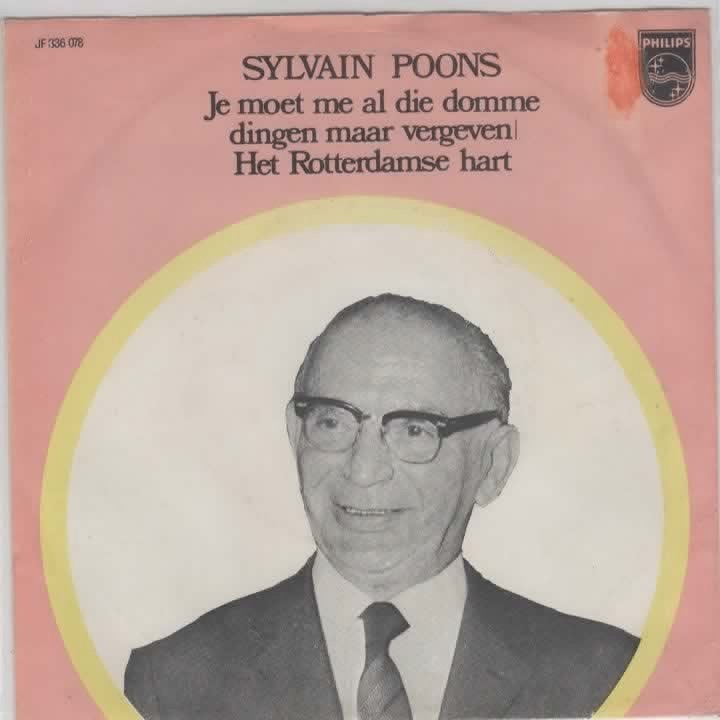 Sylvain Poons- Het Rotterdamse Hart, 7 inch, Ophalen of Verzenden, Zo goed als nieuw, Levenslied of Smartlap