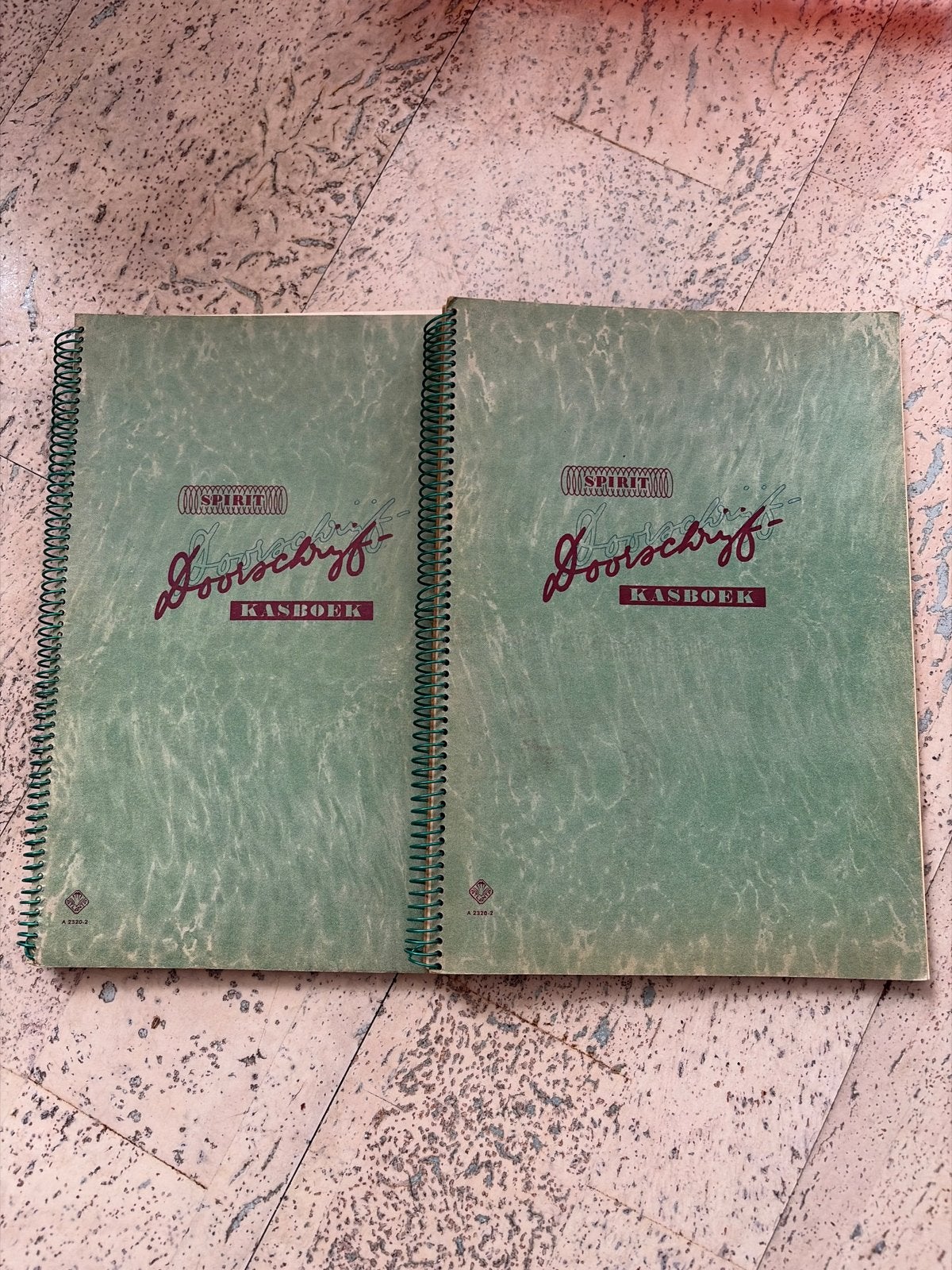 Vintage Kasboek - Doorschrijfboek (2 stuks), Ophalen, Gamma, Zo goed als nieuw, Niet van toepassing
