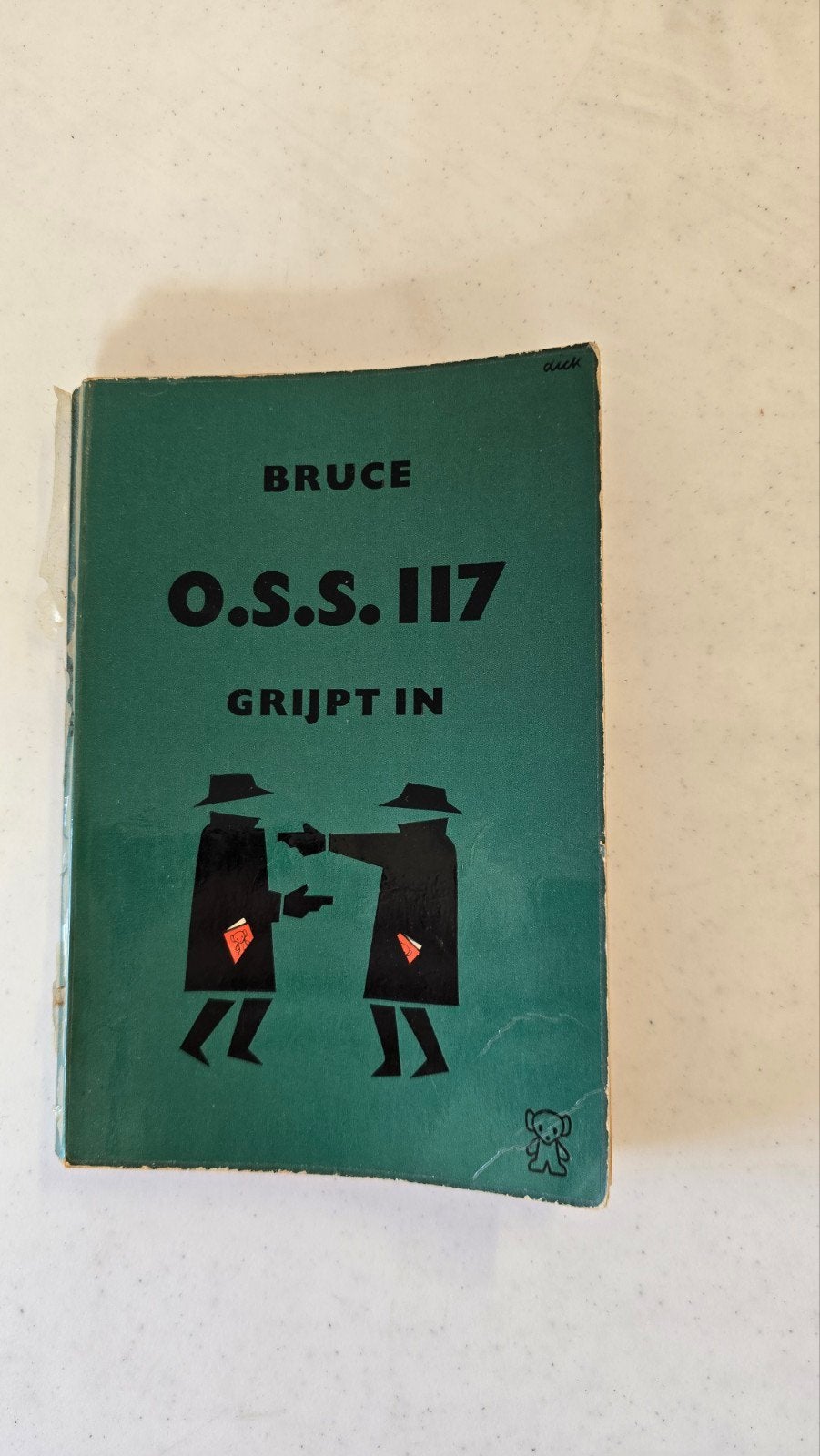 Bruce O.S.S. 117 Grijpt In - Vintage Boek, Boeken, Ophalen of Verzenden, Gelezen, Bruce