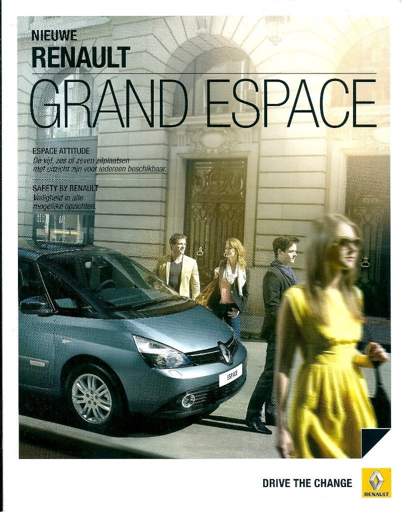 Brochure Renault Espace 2017, Ophalen of Verzenden, Gelezen, Renault