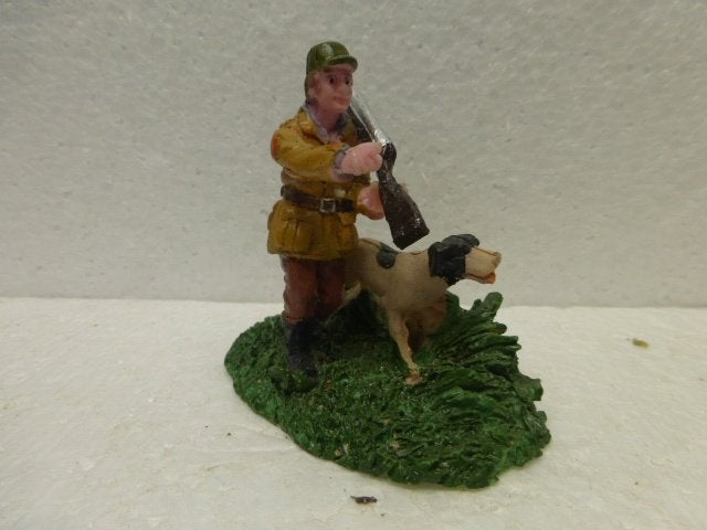 lemax hunting ducks kerstdorp jager poppetje figurine kerst, Ophalen of Verzenden, Zo goed als nieuw