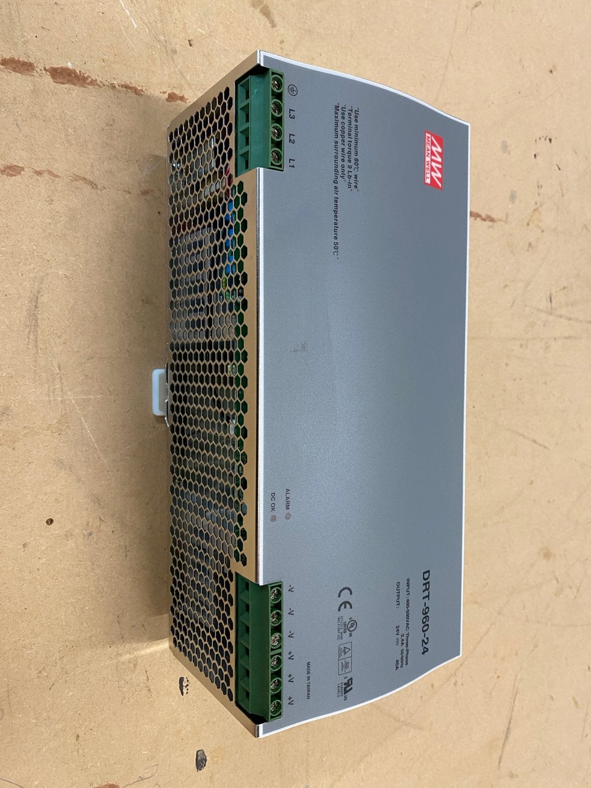 Mean Well DRT-960-24 DIN-rail voeding 24V 40A, Ophalen of Verzenden