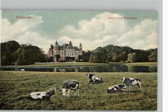 Wassenaar Huize Oud Wassenaar 2 mooie kaarten K.A.Scheffel, Verzenden, Voor 1920, Ongelopen, Zuid-Holland