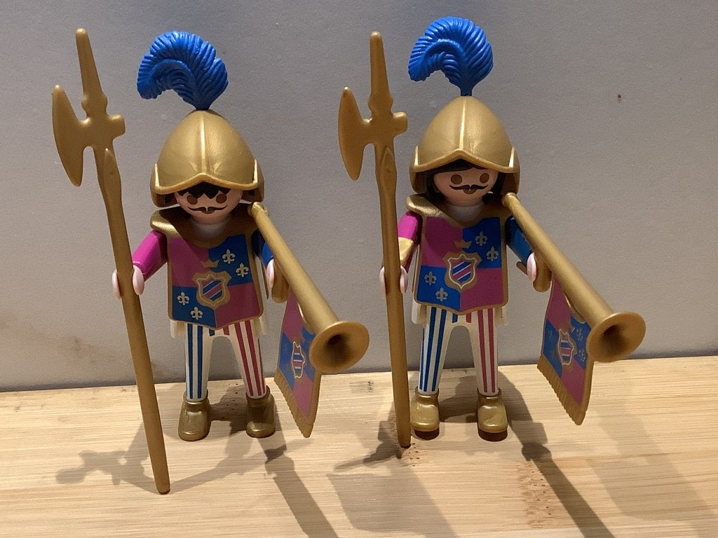 Playmobil 4568 koninklijke Herauten / Trompetters (2 stuks), Ophalen of Verzenden, Zo goed als nieuw