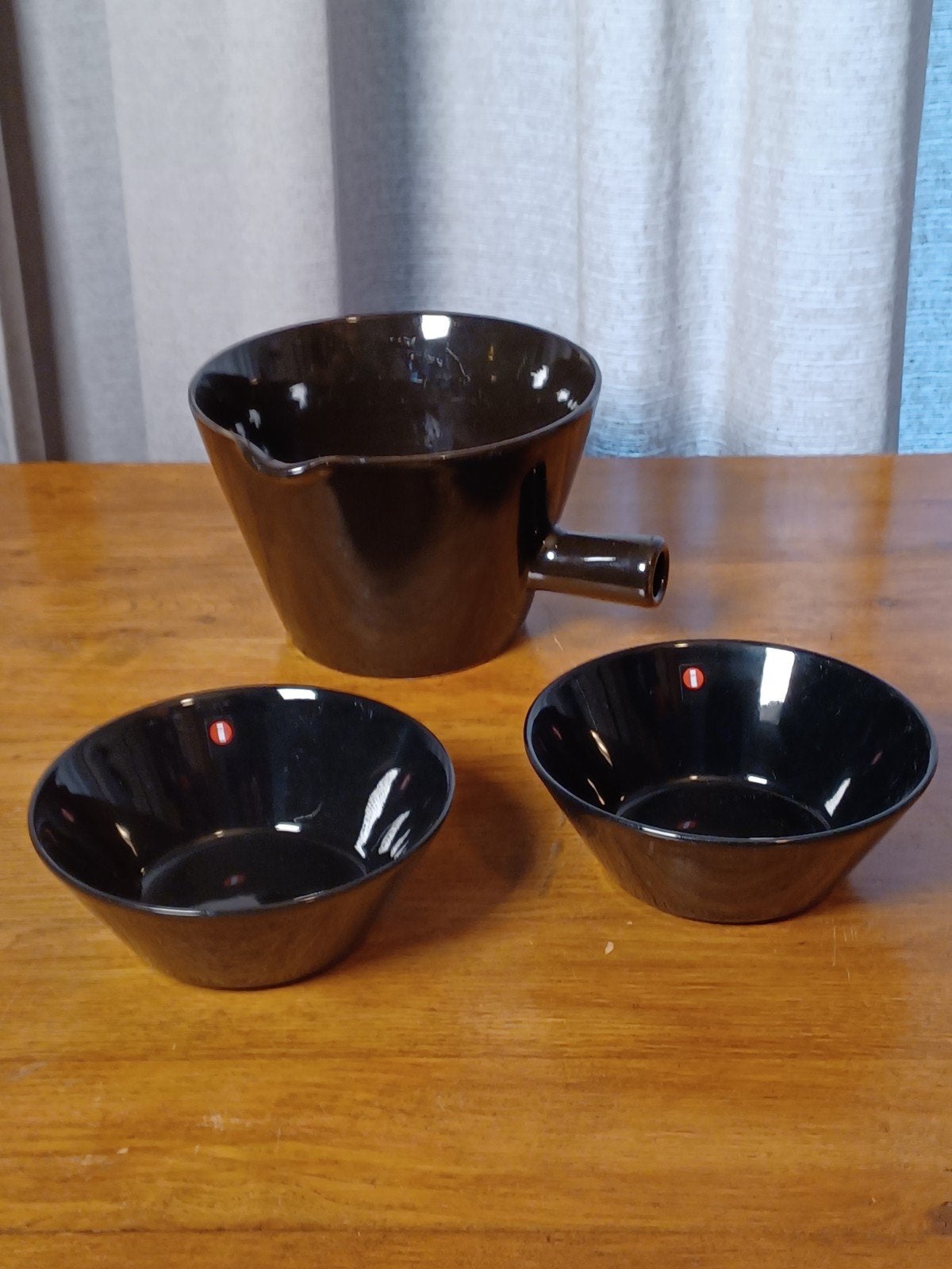 3 delen Arabia/Iittala Teema, Gebruikt, Arabia, Kop(pen) en/of Schotel(s), Porselein