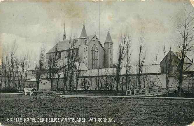 301-393-033 Brielle Kapel der Heilige Martelaren van Gorkum, Verzenden, Voor 1920, Zuid-Holland