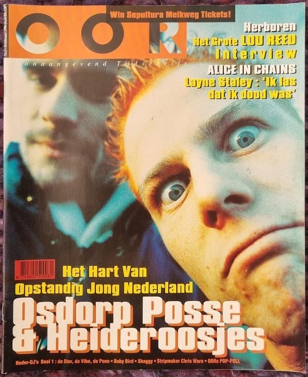 OOR 3-1996 Osdorp Posse Alice in Chains Reed Walkabouts, Boeken, Ophalen of Verzenden, Zo goed als nieuw, Muziek, Film of Tv