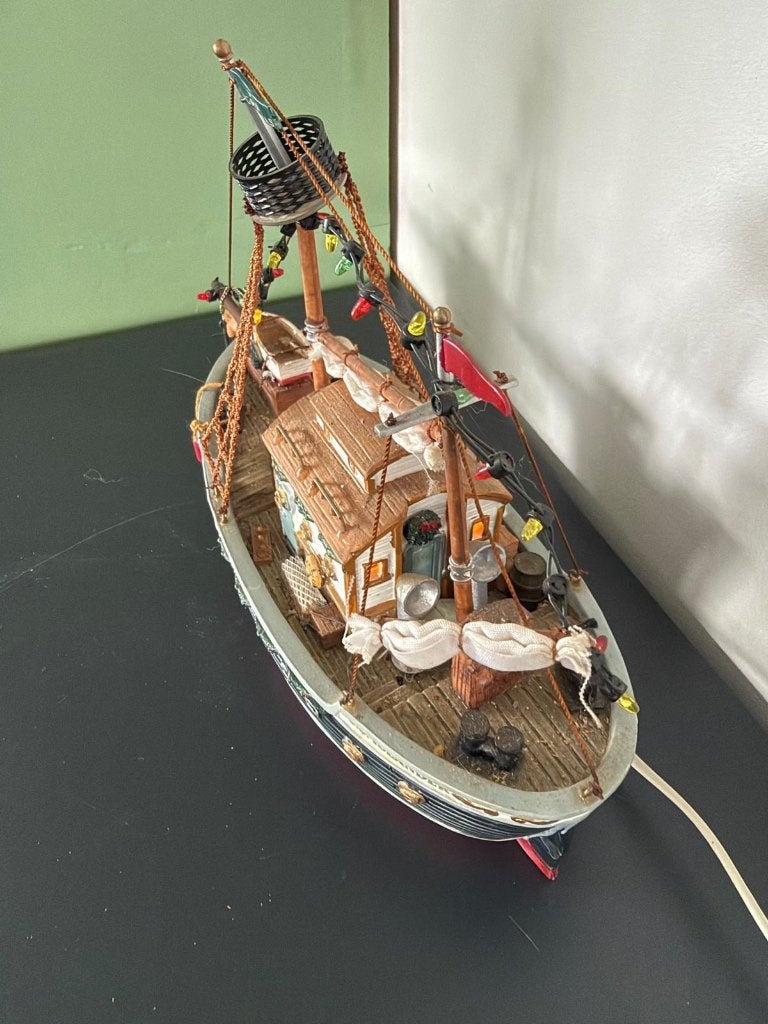 Lemax S.S. Islander kerstboot, Diversen, Ophalen, Gebruikt