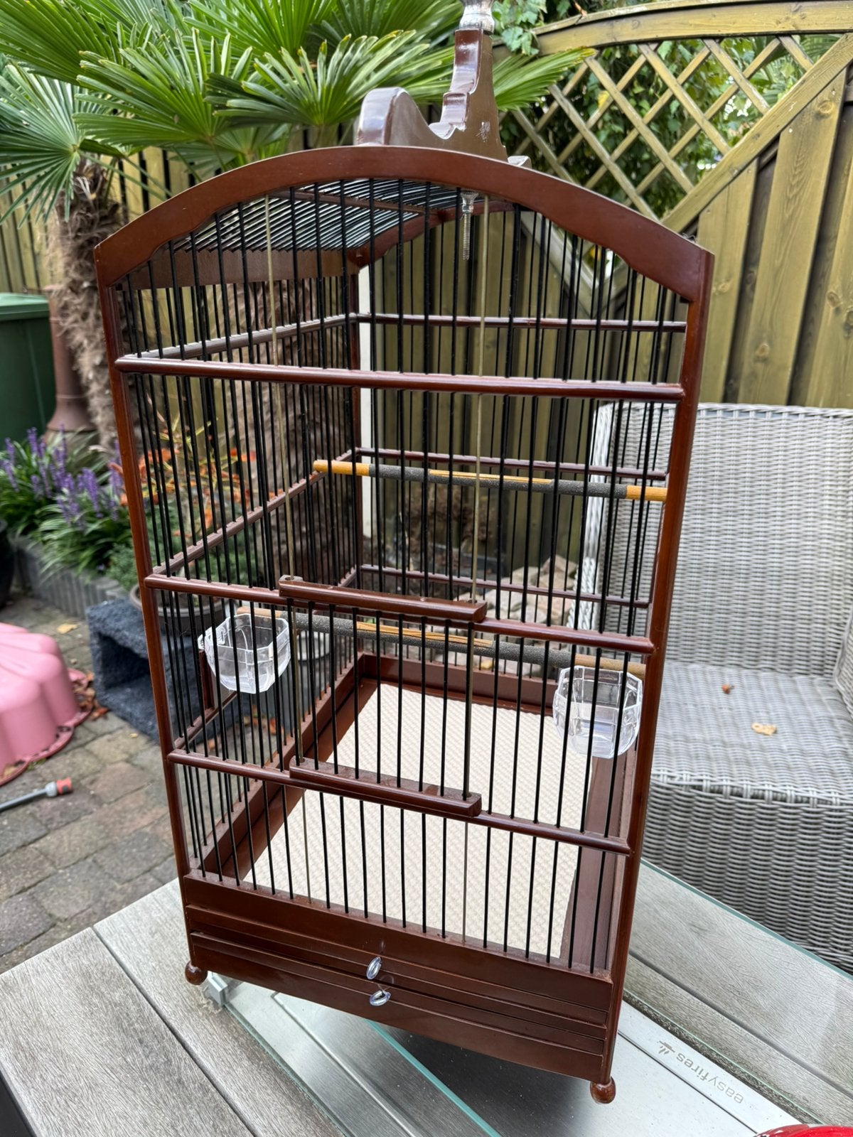 Nieuwe houten vogelkooi., Ophalen, Nieuw, Hout, Vogelkooi