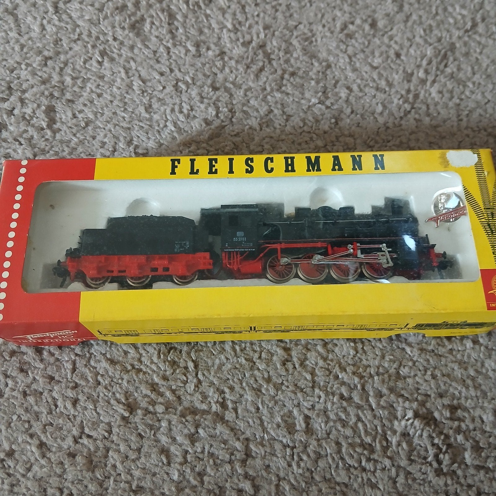 Fleischmann H0 Stoomloc 1351 met tender, Gebruikt, Fleischmann, Ophalen of Verzenden, Gelijkstroom