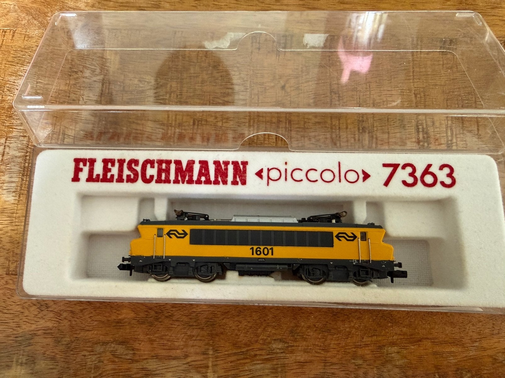 Fleischmann N piccolo 7363 NS Elok 1601 als nieuw, Fleischmann, Analoog, Ophalen of Verzenden, Zo goed als nieuw