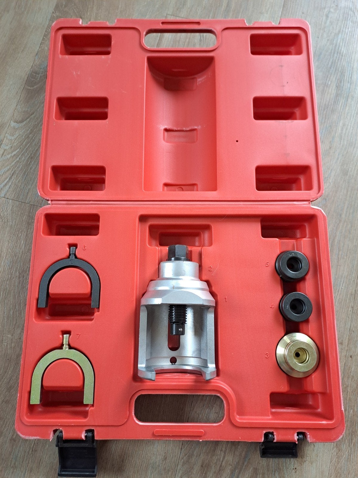 Draagarm kogeltrekkerset VW T4, Auto diversen, Autogereedschap, Ophalen, Zo goed als nieuw