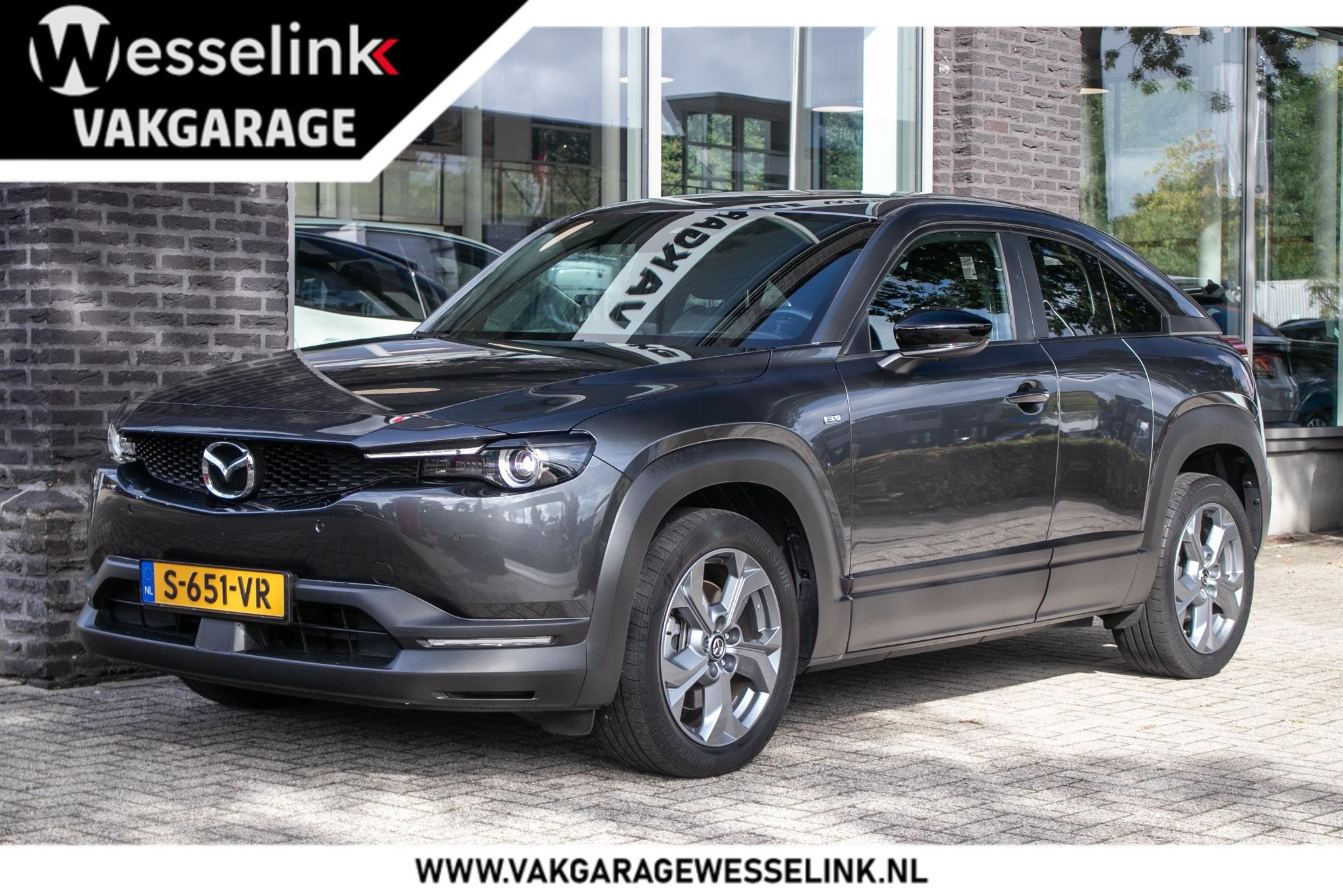 Mazda MX-30 e-SkyActiv EV 145 Prime-line 36 kWh | SOH | Came, Auto's, Stof, Gebruikt, Zwart, Origineel Nederlands