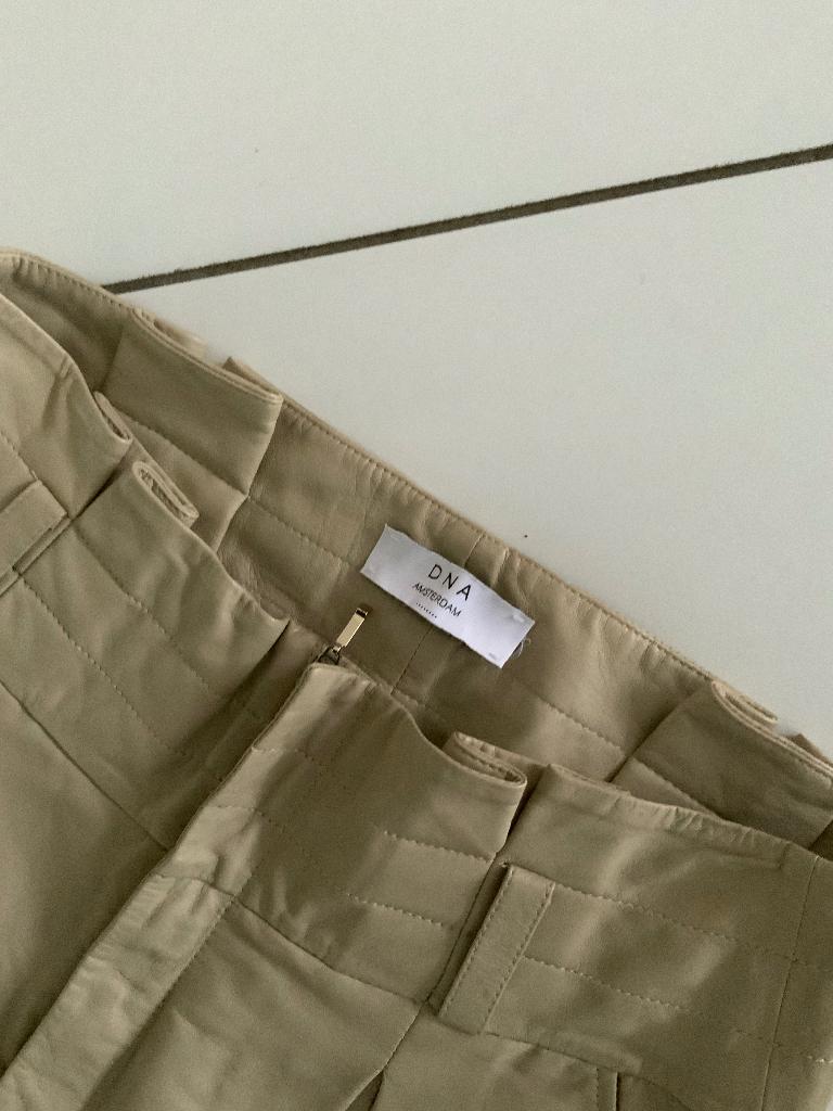 DNA leren pantalon, Maat 38/40 (M), DNA, Verzenden, Beige