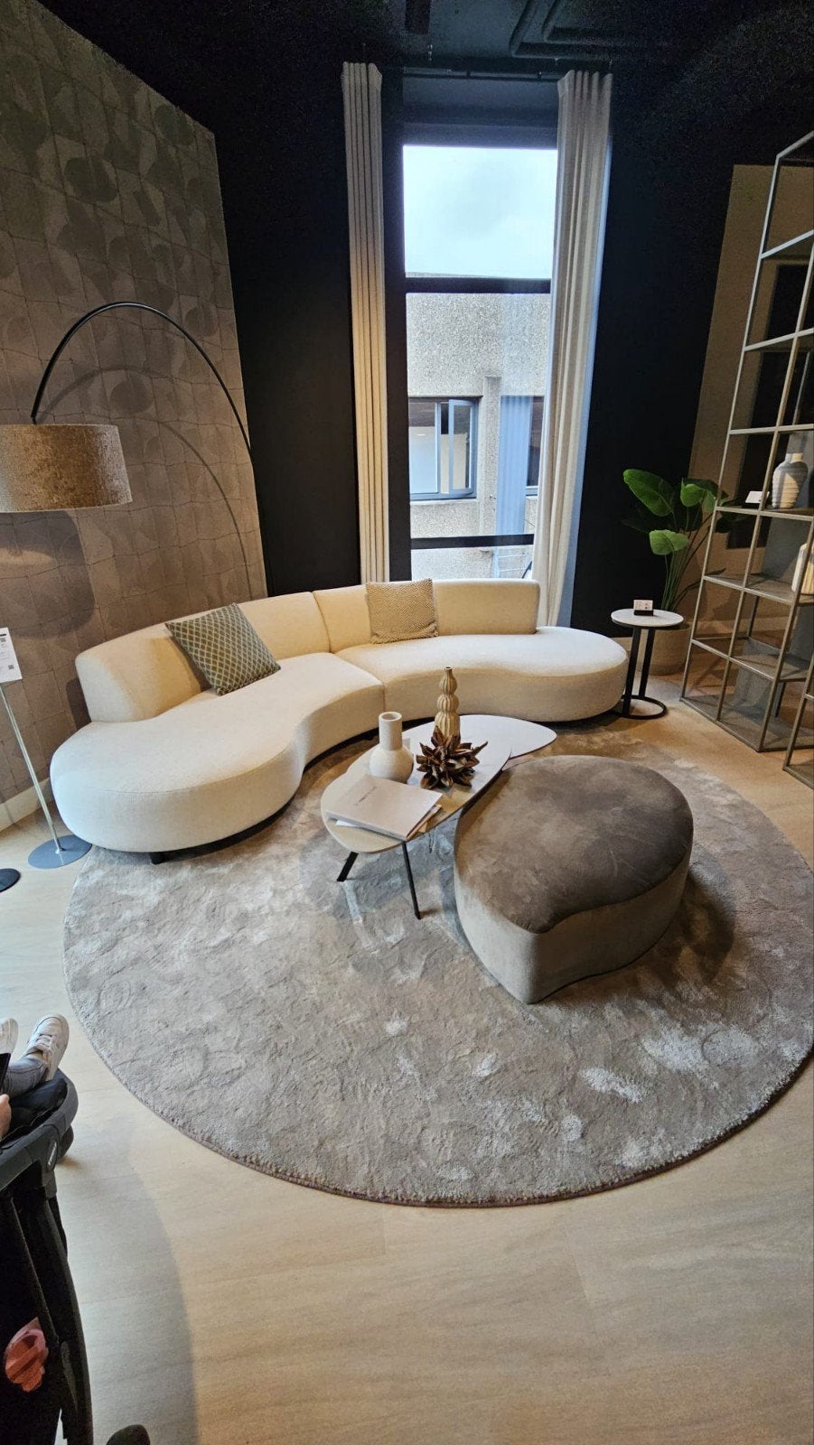 Bank Table du Sud Rosali - Halfrond (337x150 cm), Ophalen, 100 tot 125 cm, 300 cm of meer, Zo goed als nieuw