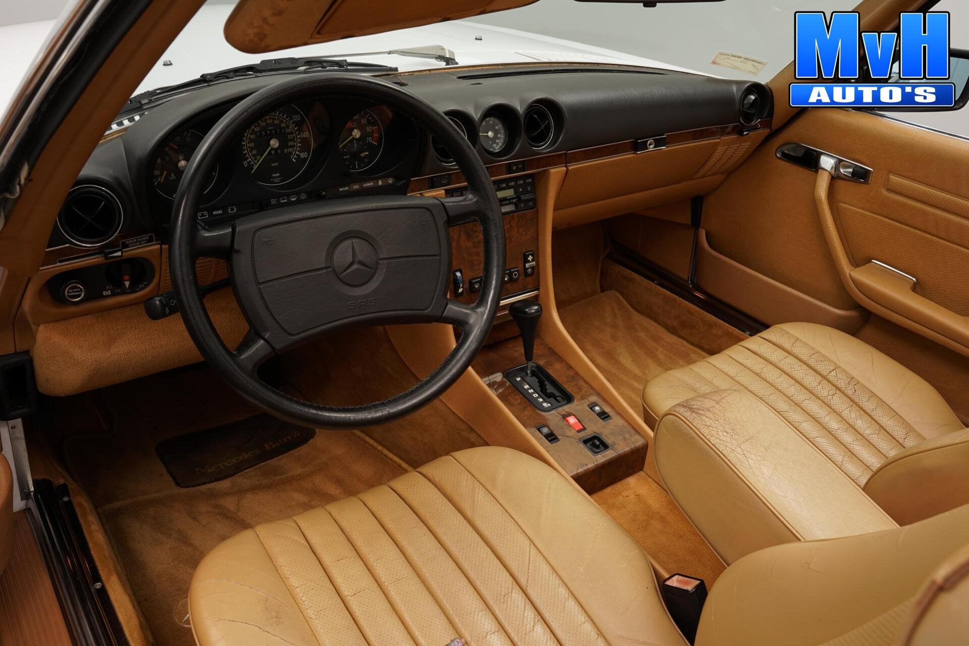 Mercedes SL-klasse 560 SL|Roestvrij-Californische klassieker, Achterwielaandrijving, 4973 cc, Wit, 2 stoelen