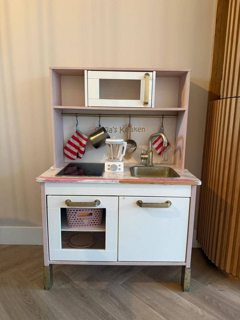 DUKTIG speelkeuken met accessoires, Ophalen, Gebruikt, Hout, Speelkeuken