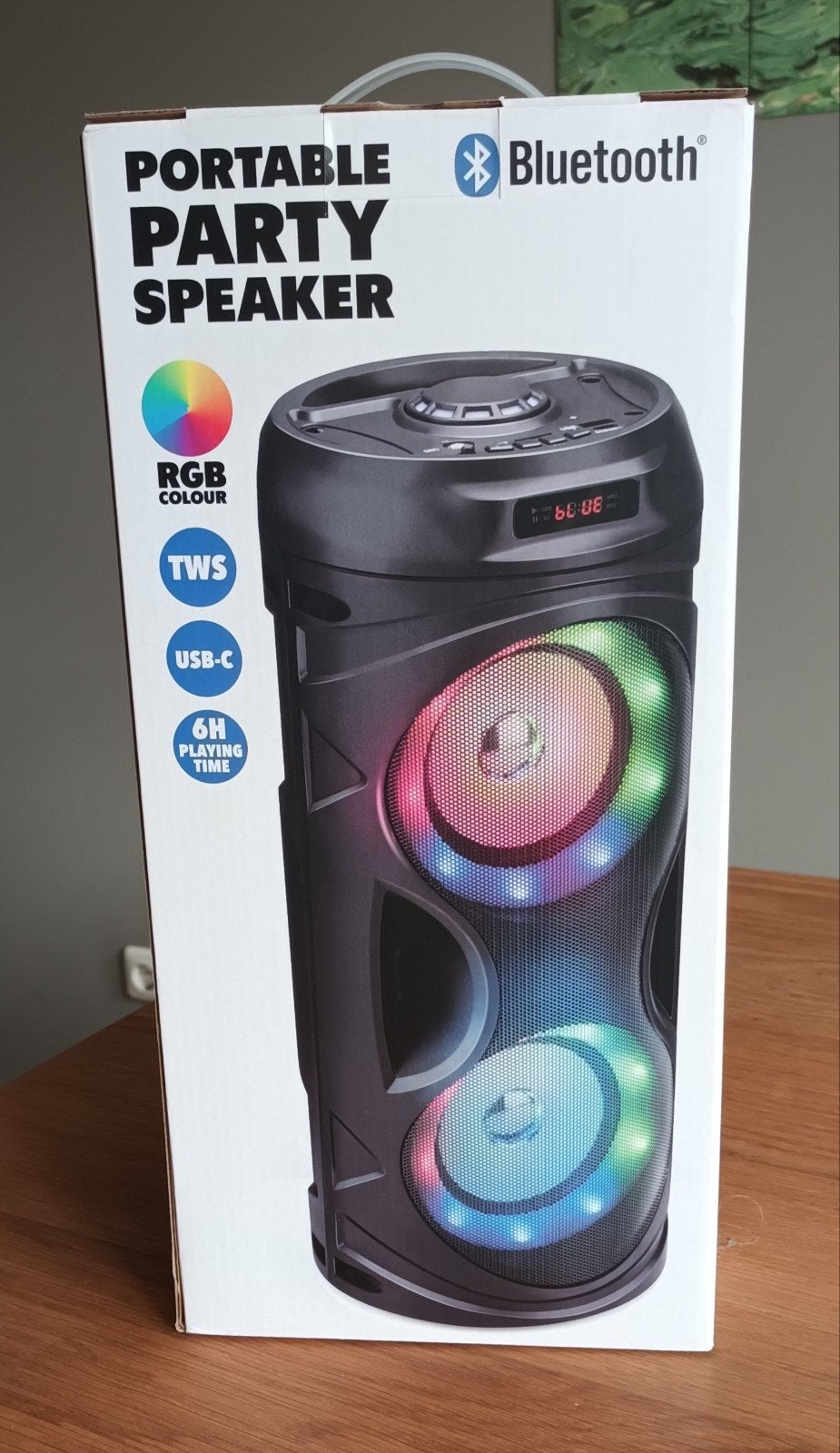 portable bluetooth party speaker, Overige merken, Nieuw, Ophalen of Verzenden, Draagbare speaker