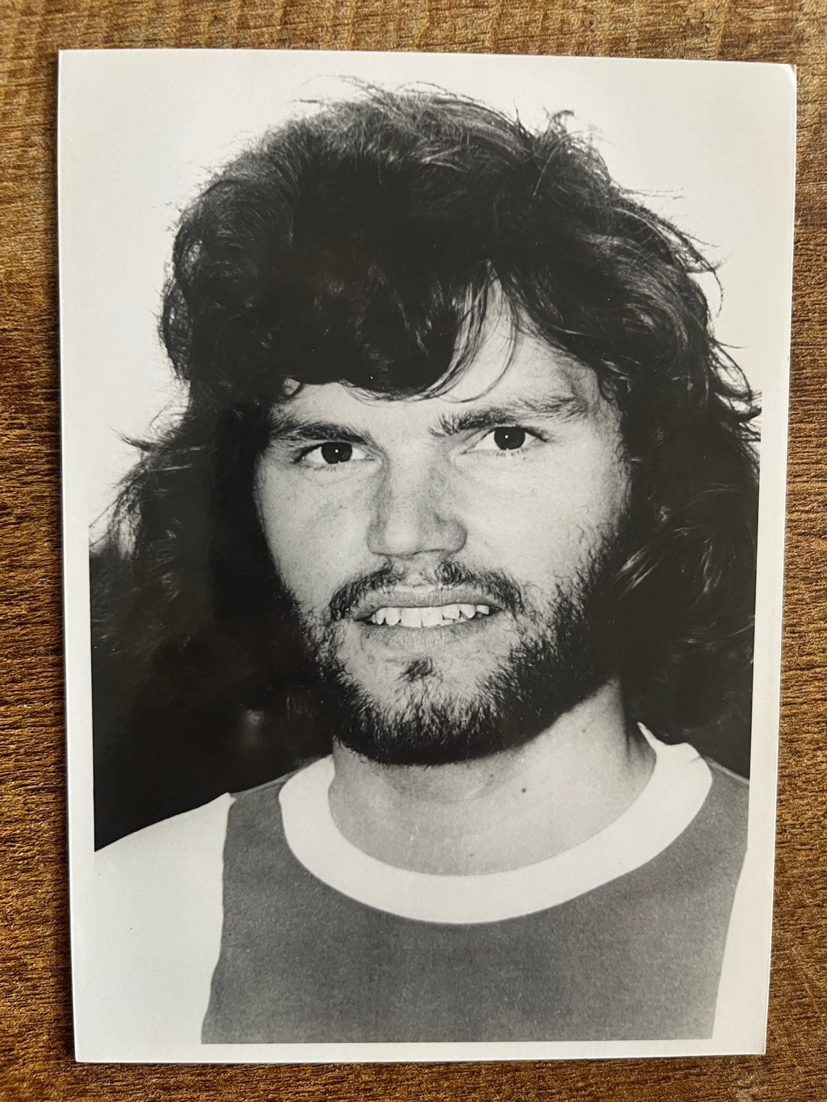 Oude persfoto Ajax Barry Hulshoff 1972, 1960 tot 1980, Gebruikt, Foto, Ophalen of Verzenden