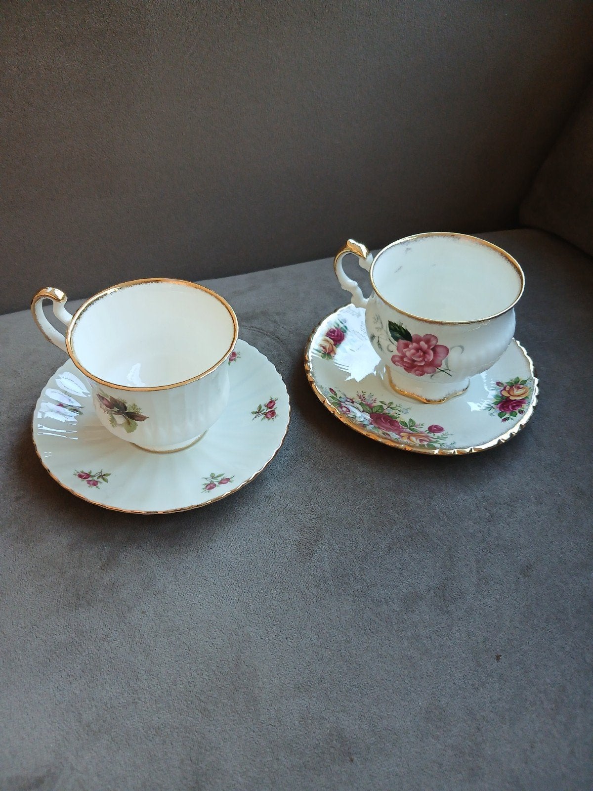 2x Kop en Schotel Fine Bone China Engeland, Ophalen of Verzenden