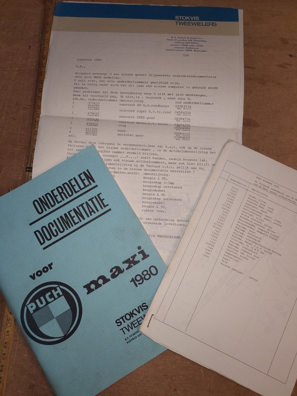 Onderdelen Catalogus Puch Maxi 1980-81 plus extra's, Ophalen of Verzenden