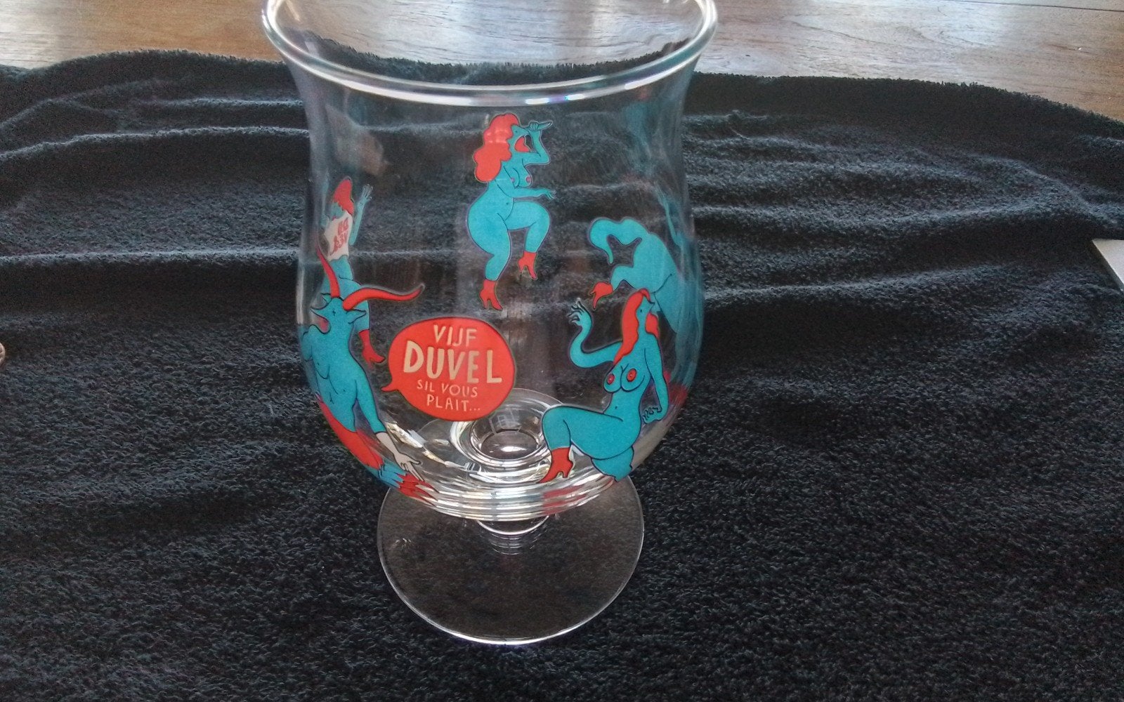 Uniek Duvelglas met speciale opdruk, Ophalen of Verzenden
