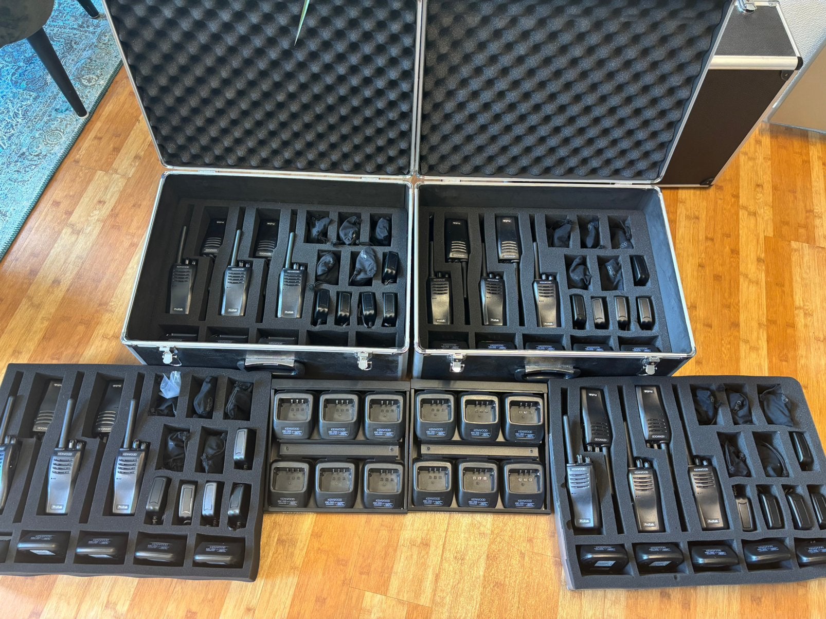 Kenwood TK-3501 complete set 20 stuks portofoons Pro Talk, Ophalen of Verzenden, Zo goed als nieuw