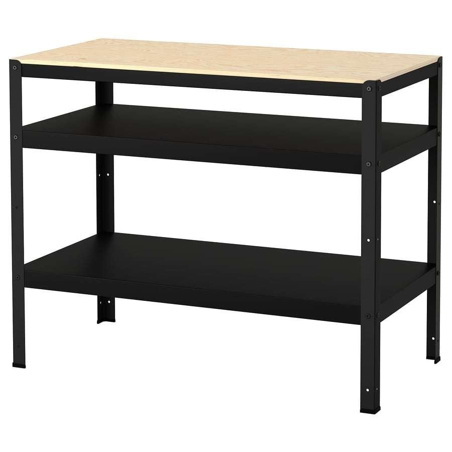 BROR bijzettafel, werktafel (IKEA), Ophalen, Zo goed als nieuw, 75 cm of meer, 60 cm of meer