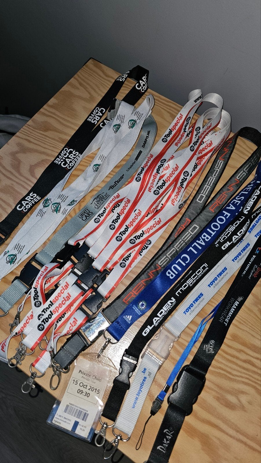 17 Keycord's/Keykoord Toyo Tires, Chelsea football, Ophalen of Verzenden, Overige materialen