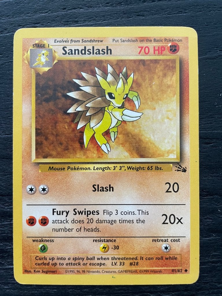 Sandslash #41, Ophalen of Verzenden, Zo goed als nieuw, Losse kaart