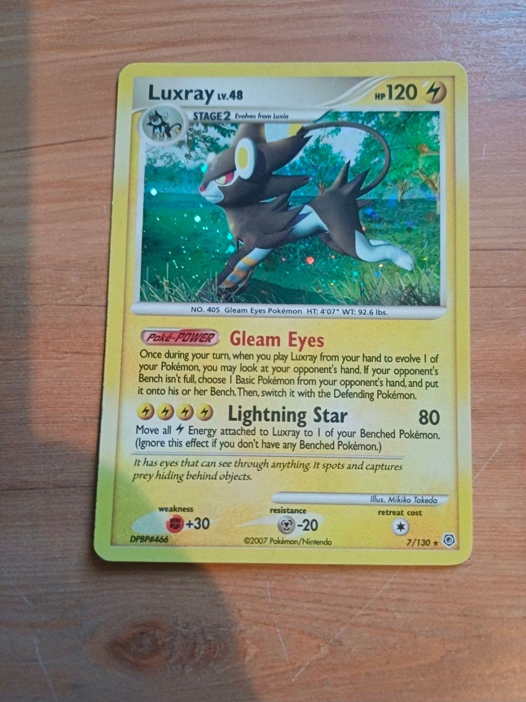 Luxray 7/130, Ophalen of Verzenden, Zo goed als nieuw, Losse kaart
