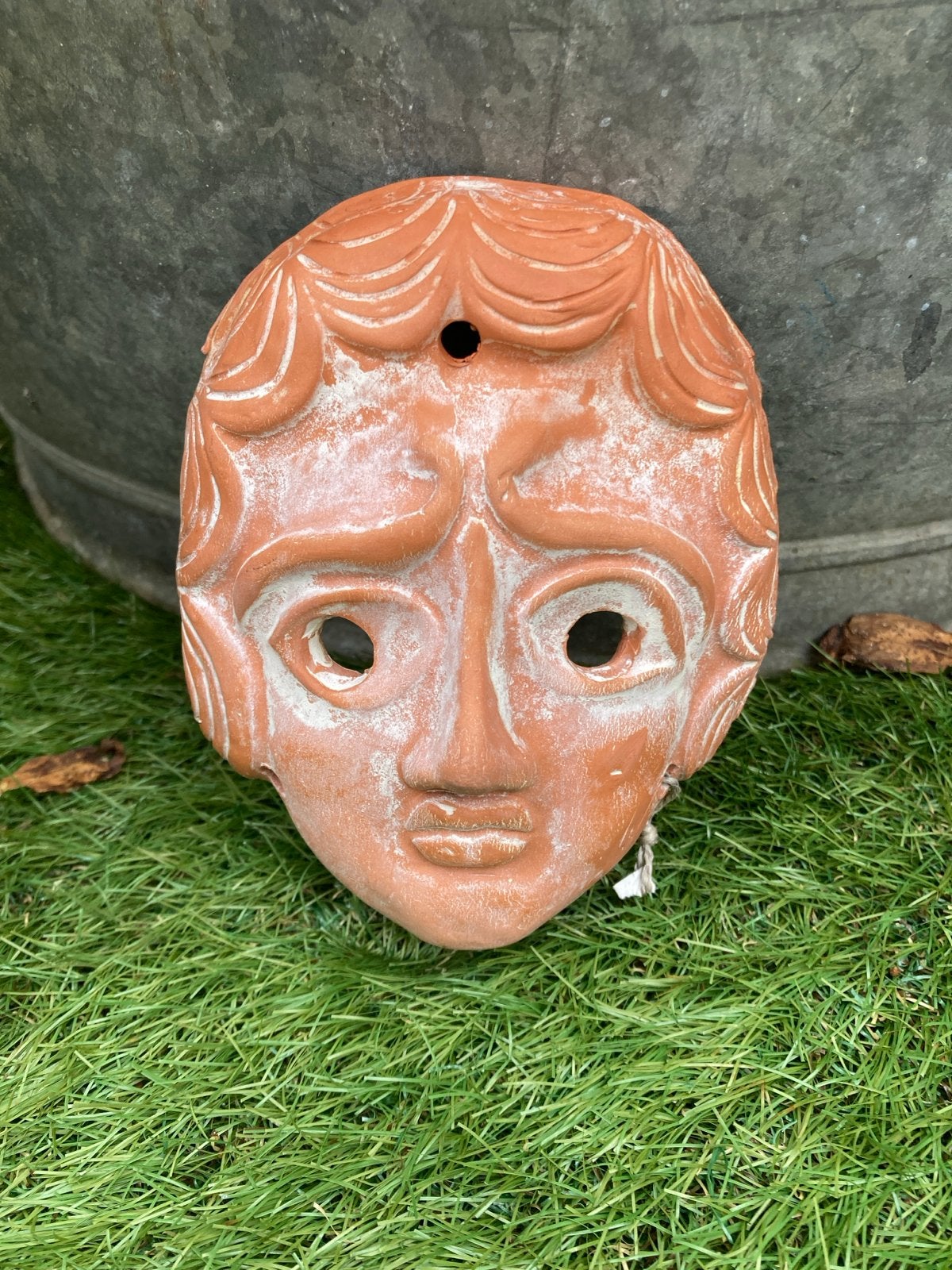 Vintage terracotta masker - FANGUETTI, Ophalen of Verzenden