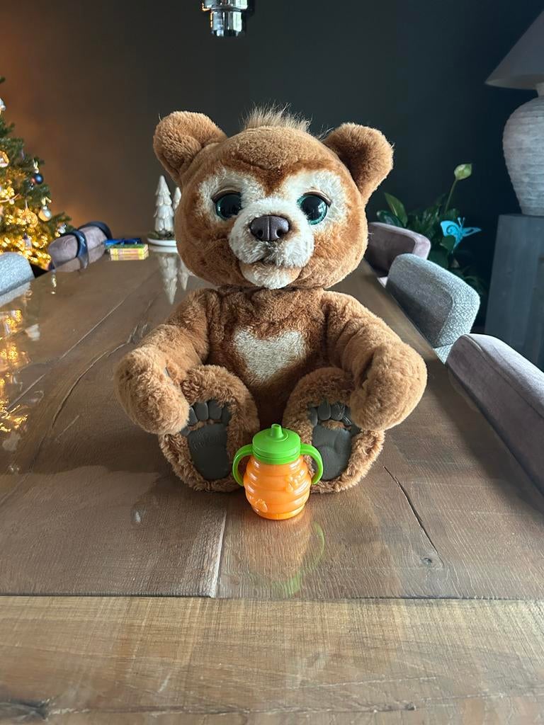 FurReal Cubby de Beer - Interactieve Knuffel in Doos, Met doos, Overige merken, Beer, Ophalen of Verzenden