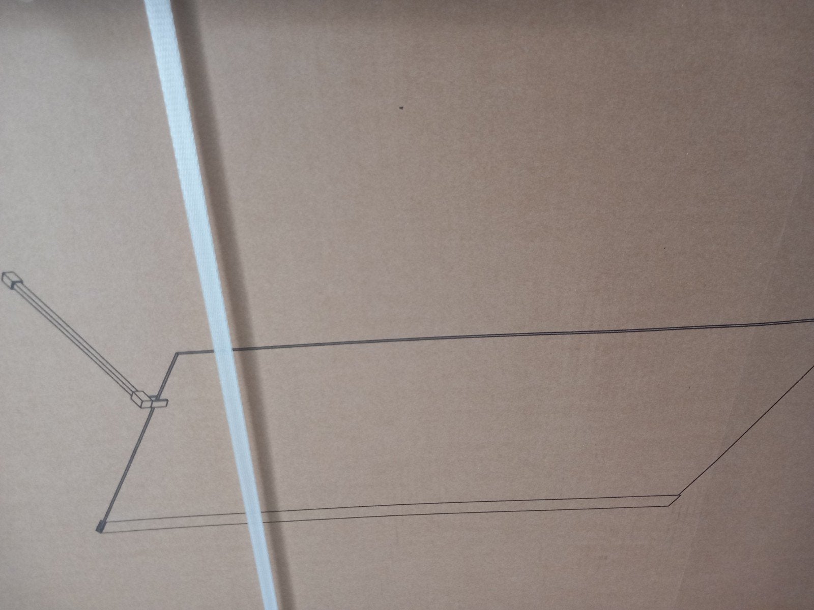 Walk-in douchewand 120 cm Links/rechts, Ophalen, Nieuw, Glas, Douche