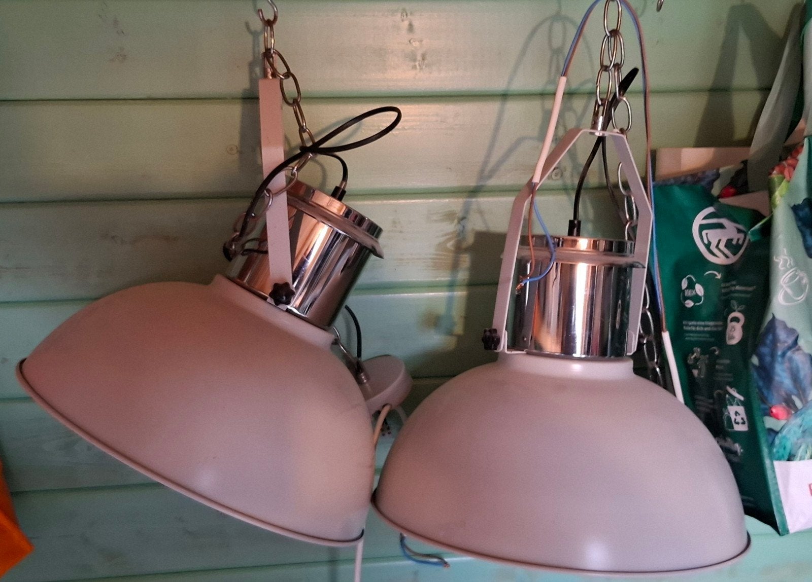 2x industriële Hanglamp, Huis en Inrichting, Ophalen of Verzenden