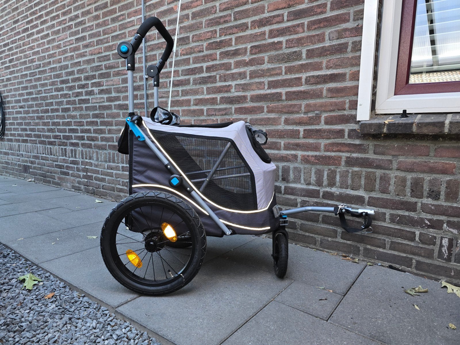 trixie hondenfietskar (maat S  max 22kg), Dieren en Toebehoren, Trixie, Ophalen, Zo goed als nieuw, Hondenfietskar