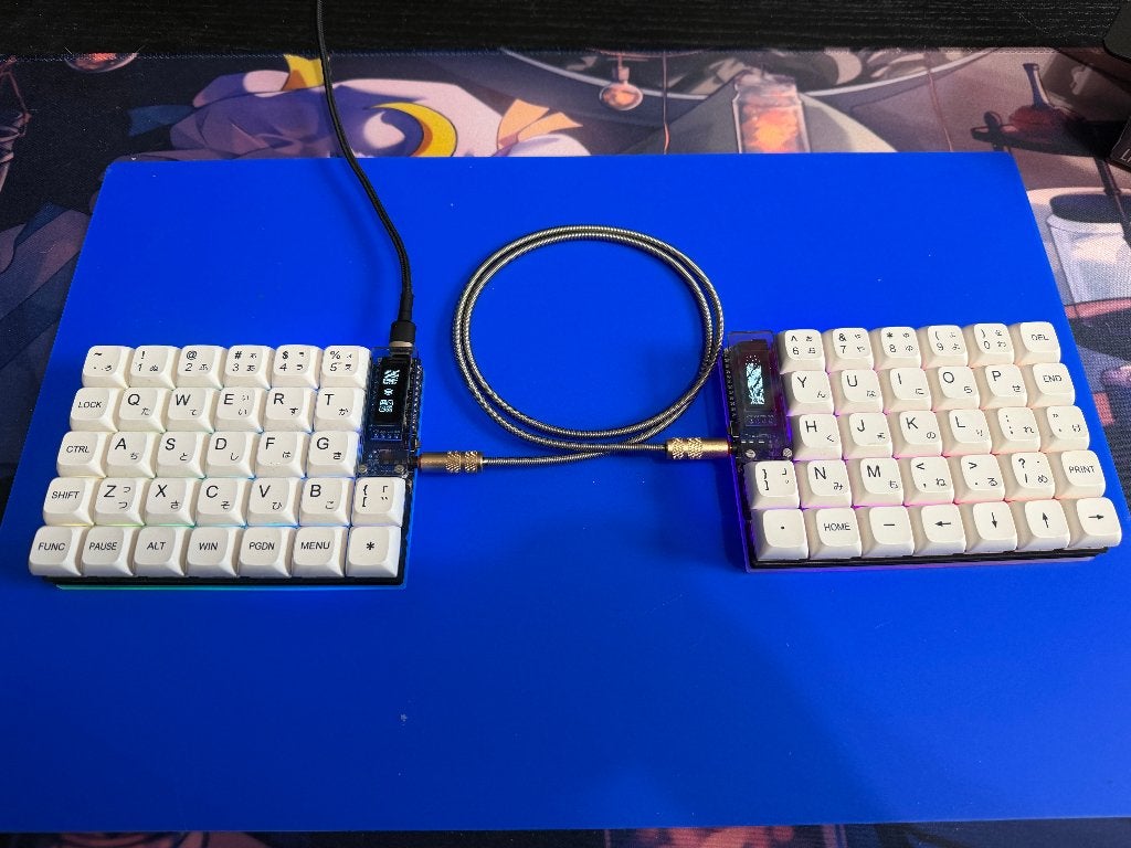 Splitkb Aurora Helix, Computers en Software, Toetsenborden, Ophalen of Verzenden, Zo goed als nieuw, Multimediatoetsen, Qwerty
