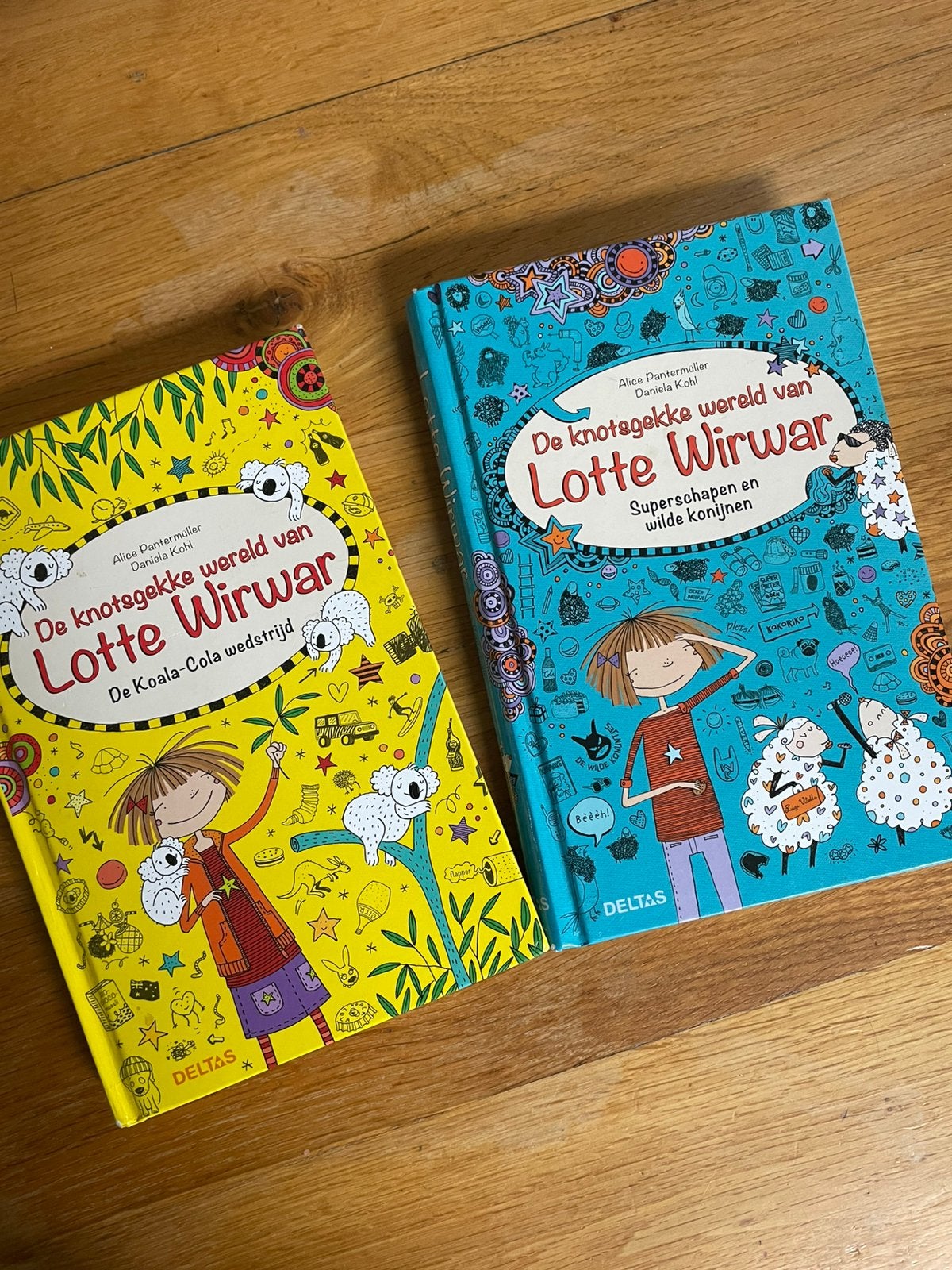 Prijs is per set: 2 boeken Lotte Wirwar voor meisjes 9-12 jr, Boeken, Kinderboeken | Jeugd | 10 tot 12 jaar, Ophalen of Verzenden